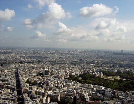 Paris - Blick über den Norden vom Tour Montparnasse