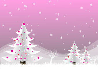 Christmas landscape