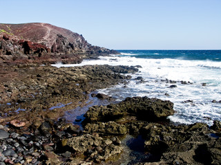 Fototapeta na wymiar Playa de la Tejita (El Medano)
