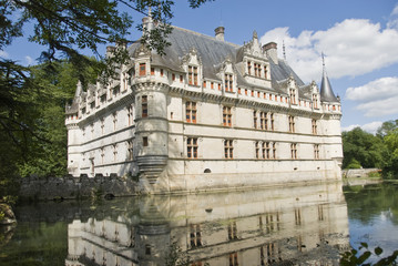 Fototapeta na wymiar Chateau Azay-le-Rideau, France