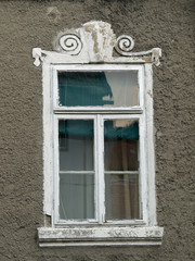 Fototapeta na wymiar Strange, old window