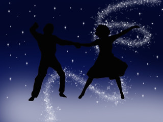 Obraz premium dancing in the sky