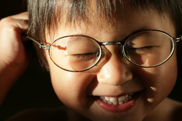 girl and glasses