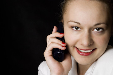 Businesswoman on phone