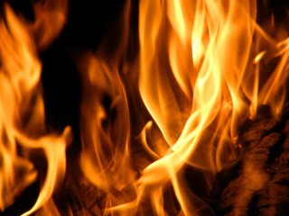 Flames or fire