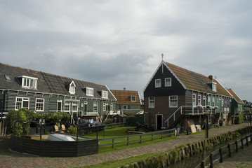 Fototapeta na wymiar traditional Dutch village