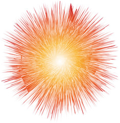 Obraz premium abstrakte form, explosion