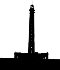 Silhouette d'un phare © Sylvain Bouquet