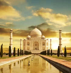 Abwaschbare Fototapete Indien Taj Mahal palace
