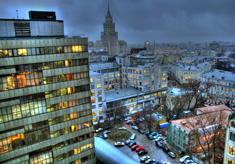 Evening view from roof