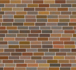 Fototapeta premium Illustration of brick and mortar wall