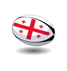 ballon de rugby Géorgie