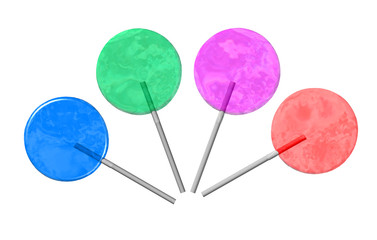 Colored suckers
