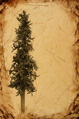 Vintage Christmas tree