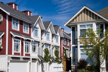 Modern townhouses