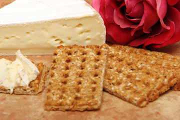 Cheese and crackers