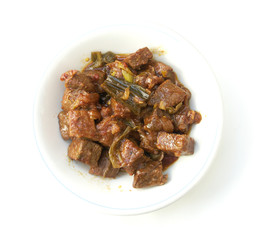 boeuf aux poireaux