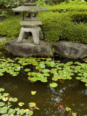 zen garden&pond