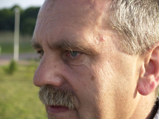 Obraz premium Adult man face