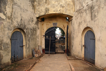 Fototapeta na wymiar Inside fort