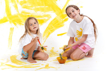 Peinture enfants et créativité