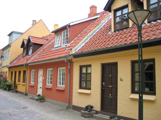 The old city of Odense Denmark