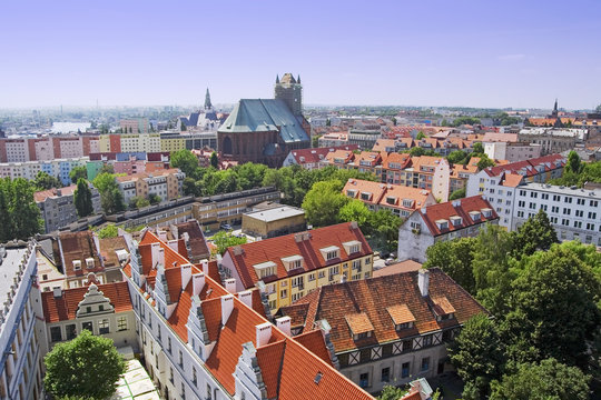 Fototapeta Szczecin Aerial View
