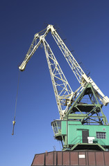 Fototapeta na wymiar Shipyard Crane