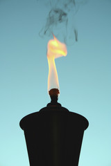 Tiki Torch silhouette