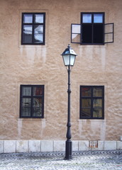 Fototapeta na wymiar lamp and windows