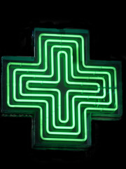 Green Pharmacy Sign