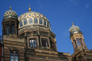 Fototapeta na wymiar Nowa synagoga berlin