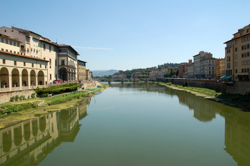 Obraz premium Florence,fleuve de l'arno
