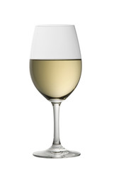 glass of chardonnay