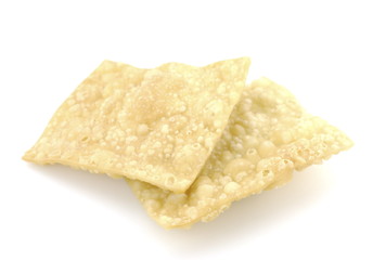 Fried wonton rectangle