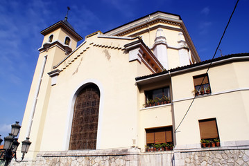 Fototapeta na wymiar Kościół Sta. Maria Magdalena s.XX - Ribadesella - Asturia