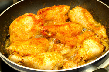 Dinner time, cooking