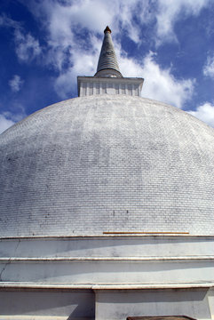 Big white stupa