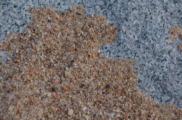 sable et pierre