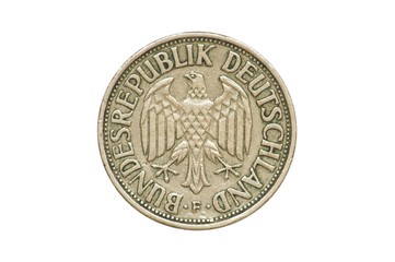 Old Coin dated 1950, One Deutschemark