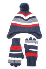 cap and gloves