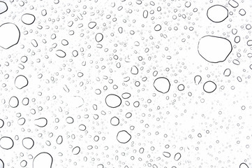 waterdrops on glas