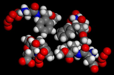 aspartame molecule