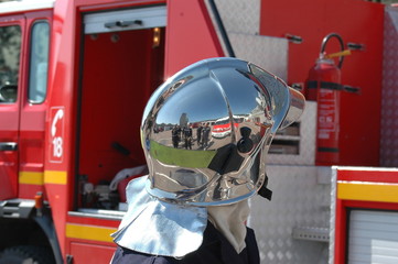 Obraz premium Casque de pompier