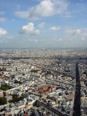 Paris: Blick Richtung Montmartre