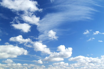 Fototapeta premium gemischte Wolken