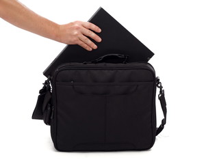 Laptop and case