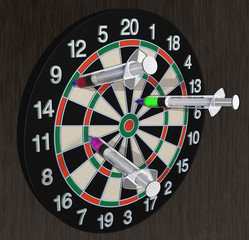 dart board  & medical