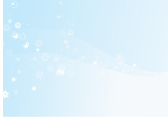 Winter  snowflake background 