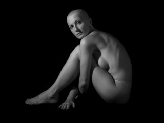 Fototapeta premium nude woman
